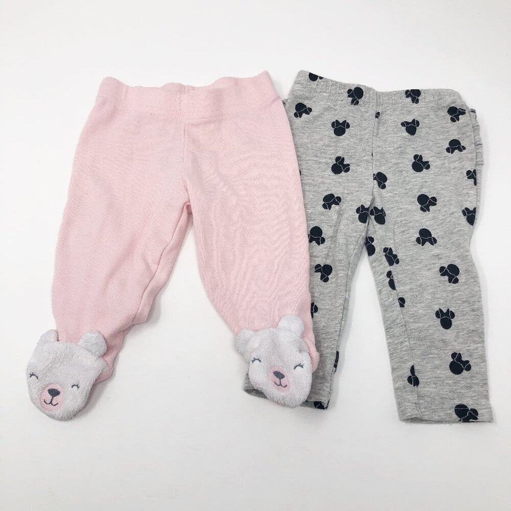 Baby Girl Set of Two Pants 3M